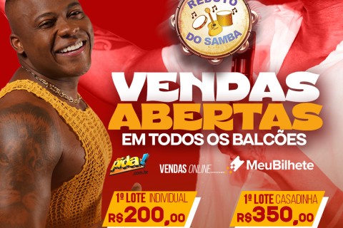 Escandurras é atração confirmada no Reduto do Samba: vendas já estão abertas
